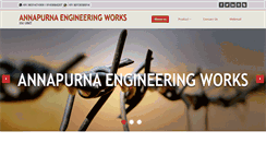 Desktop Screenshot of annapurnaengineeringworks.com